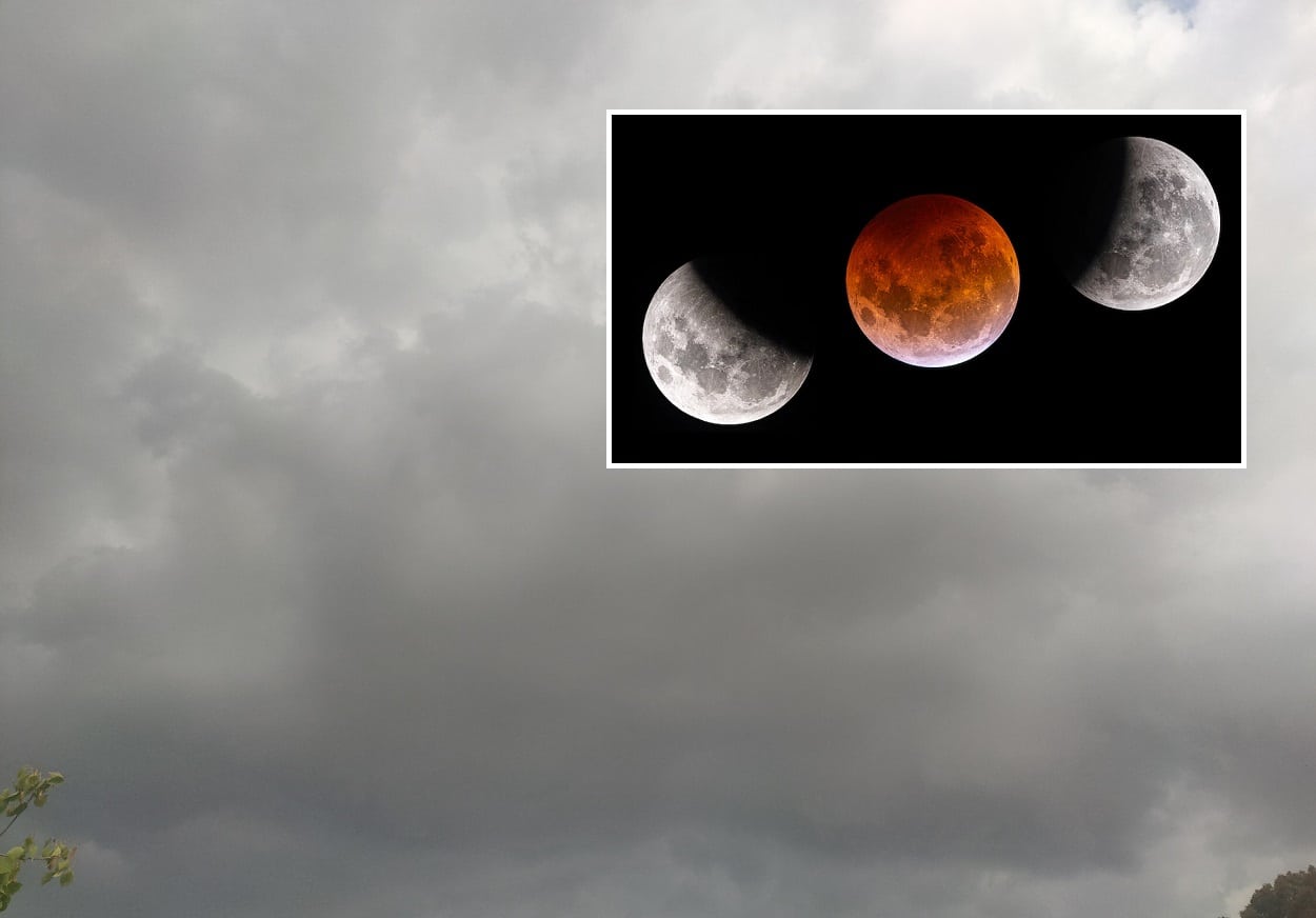 cloud cover lunar eclipse perth