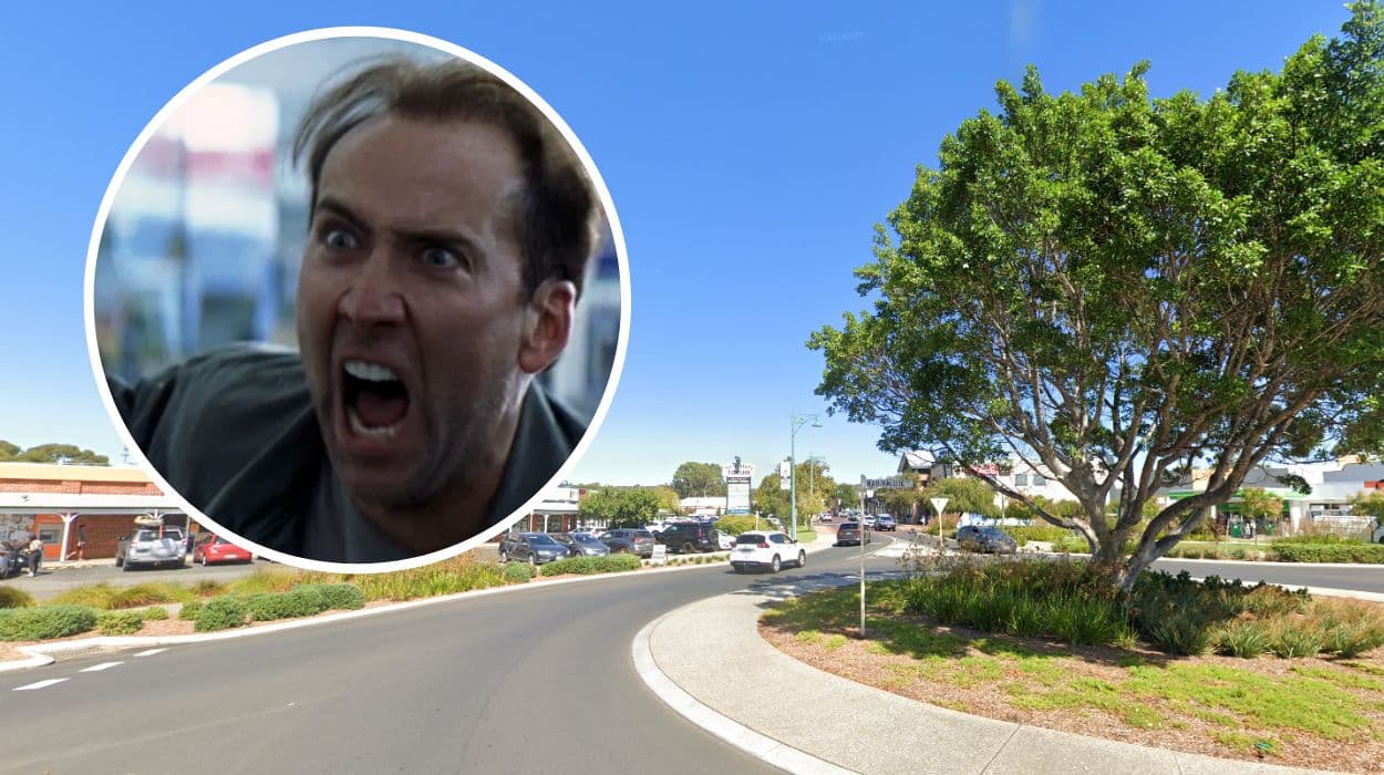 Locals to enjoy a trademark Nic Cage freakout if he doesn’t finish filming by the school holidays