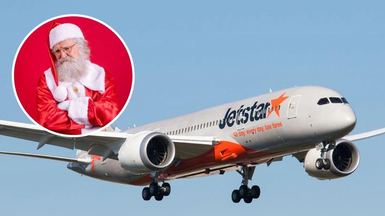 Grave concerns as cost of living crisis forces Santa to fly Jetstar this Xmas