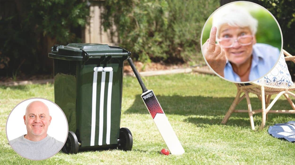 Controversy as over-competitive Uncle Mankads Nan in backyard cricket