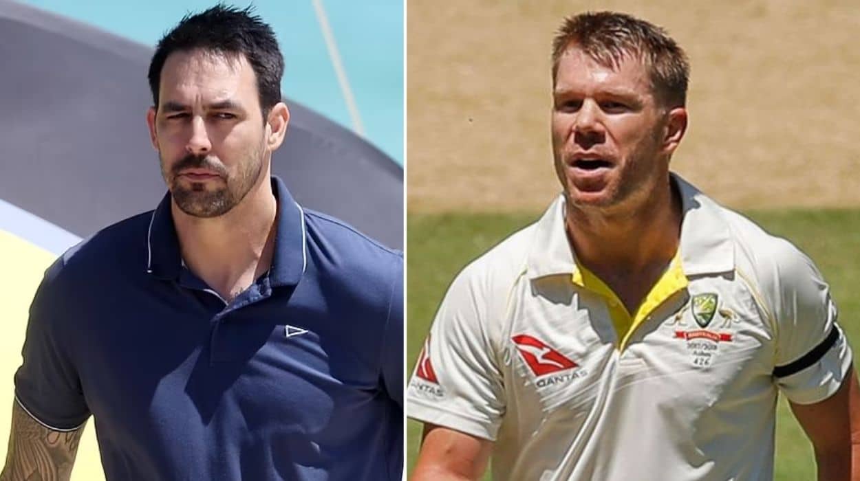 Mitchell Johnson reveals David Warner is the sort of bloke that enforces LBW in backyard cricket