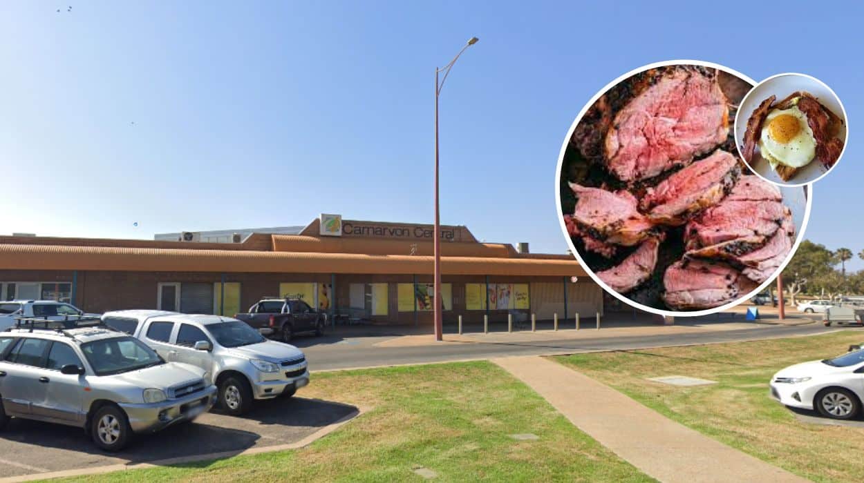 Carnarvon man left with a week’s meal prep after dropping his groceries on the footpath for a few seconds