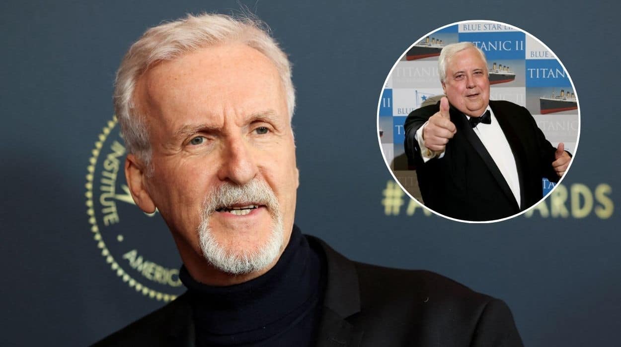 Clive Palmer buys every seat to James Cameron’s Perth show to pester him about the Titanic
