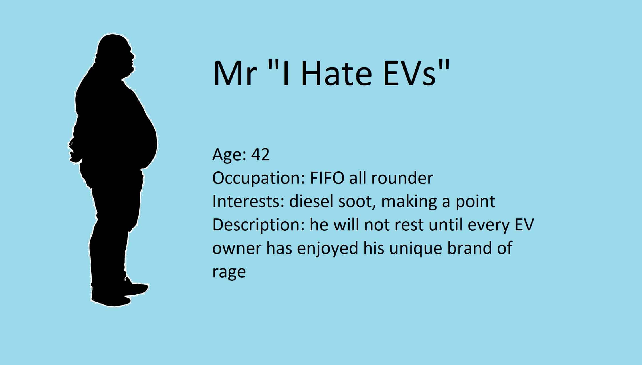 Mr. “I Hate EVs”